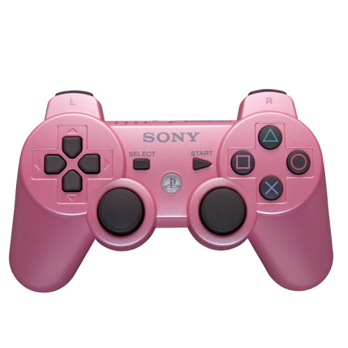 Mando dual shock rosa - mando,