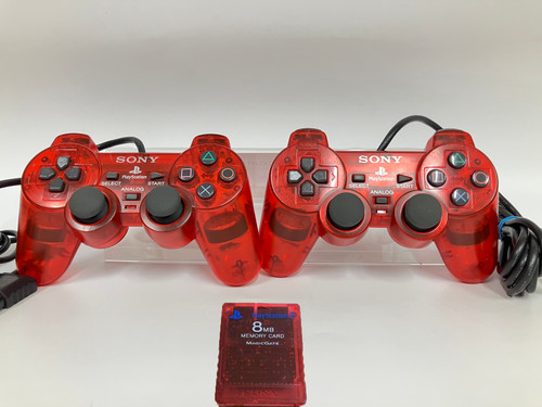 Controller ps2 scheletro rosso - ps2,